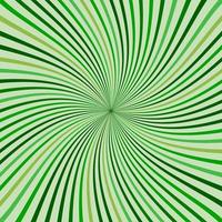 Abstract retro rays green background. vector