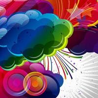 Abstract background with colorful elements.Vector illustration. vector