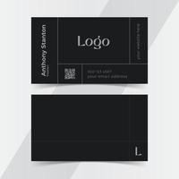 Classic business card design vector
