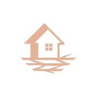 Home Root Simple Realty Business Logo vector