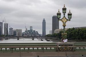 london england new buildings view from tower bridge photo