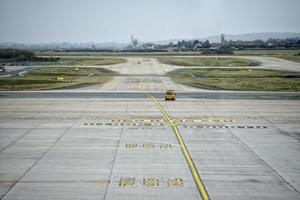 paris airport aisle photo