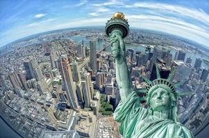 estatua de la libertad en nueva york foto