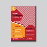 Business letterhead Flyer Template  Vector Design Corporate Creative business flyer or poster design template.