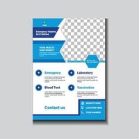 Business letterhead Flyer Template  Vector Design Corporate Creative business flyer or poster design template.