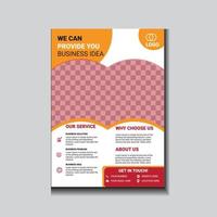 Business letterhead Flyer Template  Vector Design Corporate Creative business flyer or poster design template.