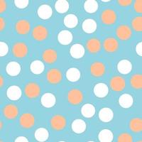 spring and summer seamless pattern,multicolor polka dot fabric, wallpaper, vector. vector