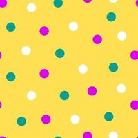 spring and summer seamless pattern,multicolor polka dot fabric, wallpaper, vector. vector