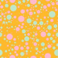 spring and summer seamless pattern,multicolor polka dot fabric, wallpaper, vector. vector