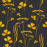 seamless pattern floral vector