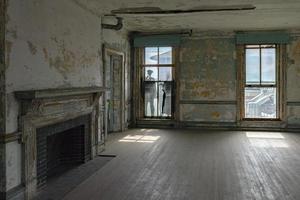 ellis island abandoned psychiatric hospital interior rooms photo