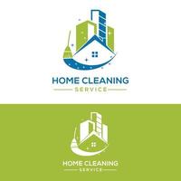 House Cleaning Service logo design vector