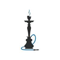 Hookah logo design. Hookah club. Bar. Hookah lounge cafe, Arabian bar or house, shop. vector illustration