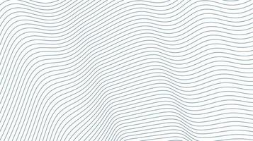 Abstract wavy background. Thin line on white. minimal round lines abstract futuristic tech background. Vector digital art banner design
