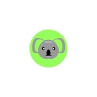 vector de ilustración de icono de koala