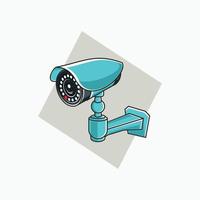 icono tosca cctv - icono de color, símbolo, logotipo de dibujos animados para el sistema de seguridad vector