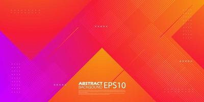 Bright pink and orange vector template with simple pattern. Cool design on abstract background with colorful gradient. New design for ad, poster, banner of your website.Eps 10 vector