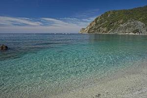 monterosso cinque terre sandy beach panorama photo