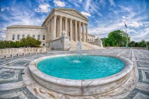 Washington, Estados Unidos - 29 de abril de 2017 edificio de la corte suprema en Washington DC detalle foto