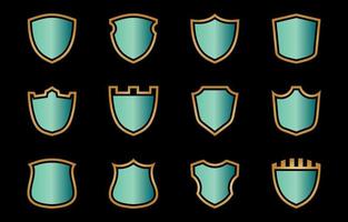 Shield Icons Set vector