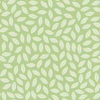 Vector seamless pattern with green leaves. Tea leaf minimalistic background. Floral green color backdrop.
