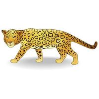 Cute cheetah cartoon vector