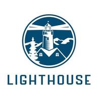 Basic RGB lighthouse vector