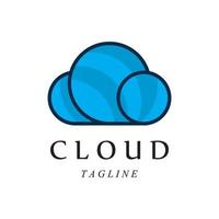 Cloud template vector illustration design