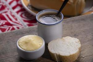 coffee and bread photo