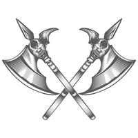 Axe on White Background. Vector illustration
