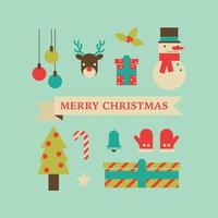 Christmas Colorful Elements vector