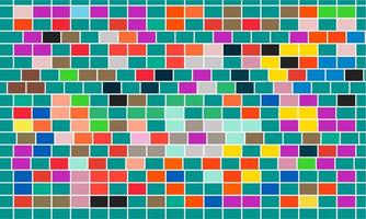 vector background of irregular colorful checkered arrangement.