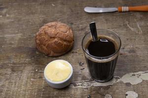 coffee and bread photo