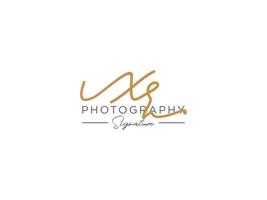 Letter XR Signature Logo Template Vector