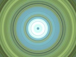 Concentric Circles green and light blue photo