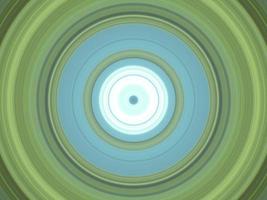 Concentric Circles green and light blue photo