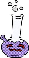 cartoon doodle bong vector