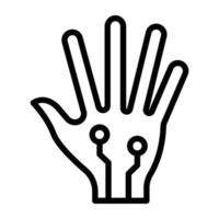 Premium line icon design of bot vector