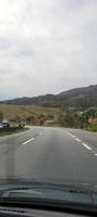 southern landscape of minas gerais moving car on the road photo