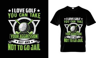 diseño de camisetas de golf, eslogan de camisetas de golf y diseño de ropa, tipografía de golf, vector de golf, ilustración de golf