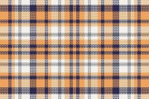 Tartan or plaid vintage color pattern. vector