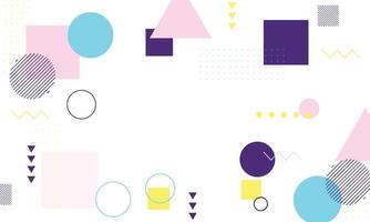 Flat geometric background. Abstract background. vector