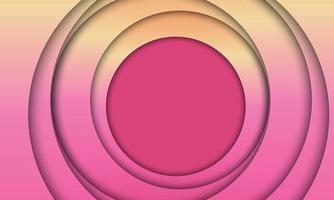 Gradient circle with overlapping layer background. Abstract background. vector