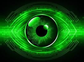 Modern Technology Background with eye vector