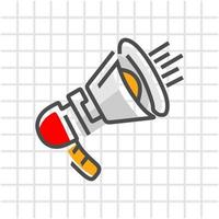 icon megaphone illustration vector