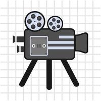 banner de cine elemento vector