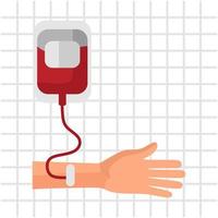 dia mundial de la donacion de sangre vector