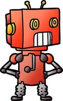 cartoon character robot vector