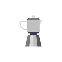 moka pot vector para sitio web símbolo icono presentación