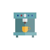 vector de máquina de espresso para presentación de icono de símbolo de sitio web